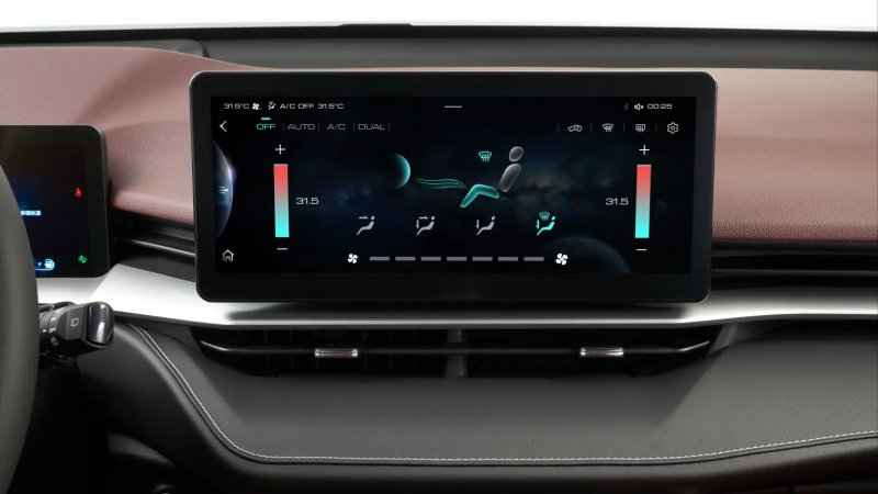  10,25 дюймдік виртуалды бақылау тақтасы